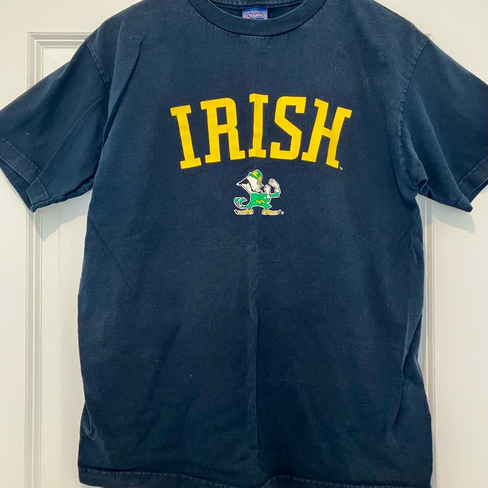 Men’s, Champs Navy Blue Irish T-Shirt